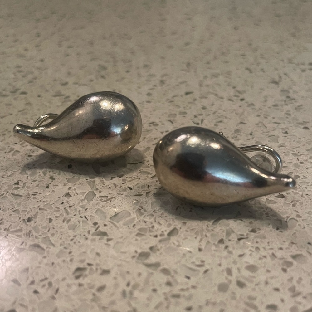 Tiffany silver earrings
